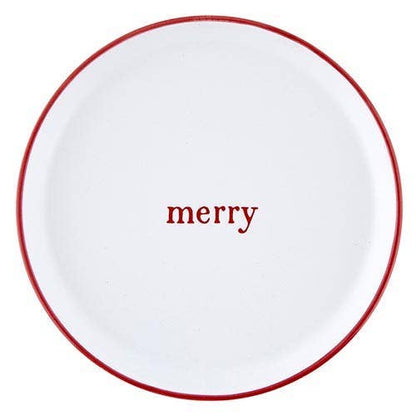 Angle - Face to Face Holiday Appetizer Plates - Set of 4
