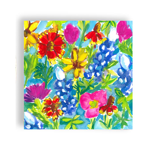 Wild About Wildflowers 24ct Cocktail Napkin Separates (3ply)