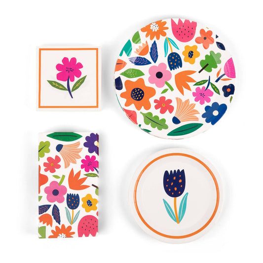 Bold Botanicals Plates + Napkins | Curated Bundle Option