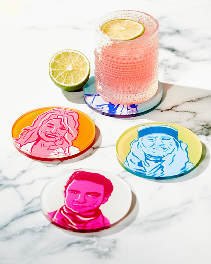 Tart By Taylor - Country Legends (Set of 4) Coasters