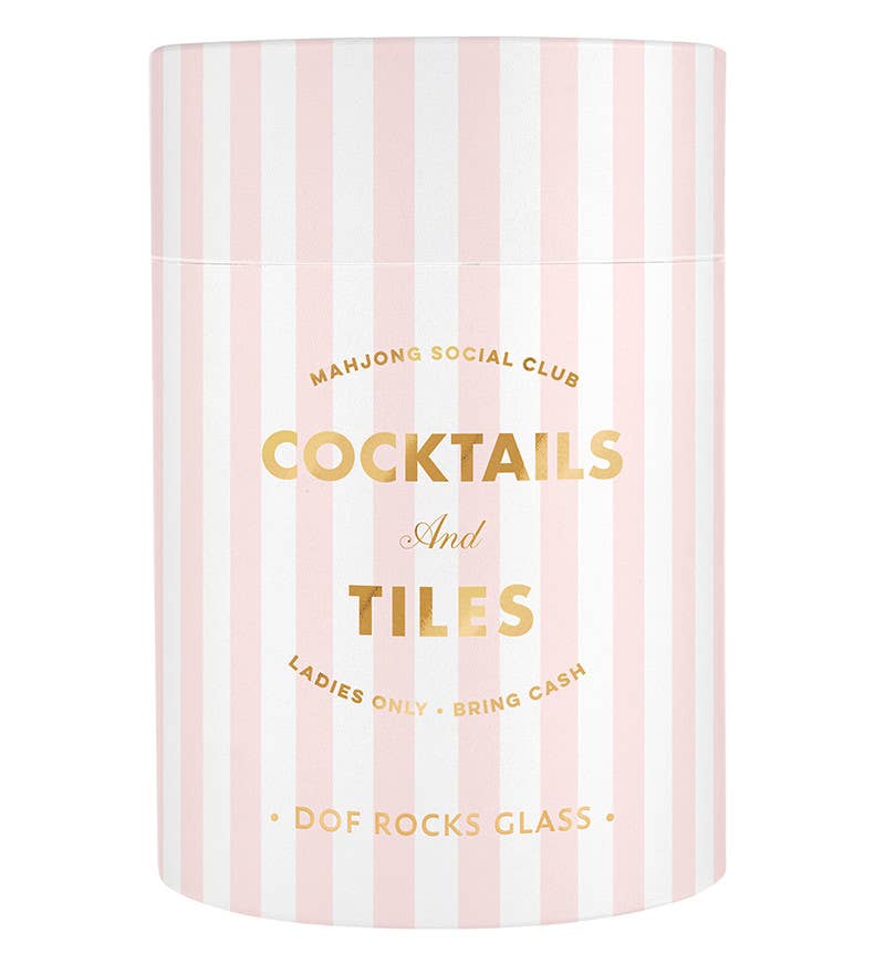 Cocktails and Tiles: 14 oz, 4" H