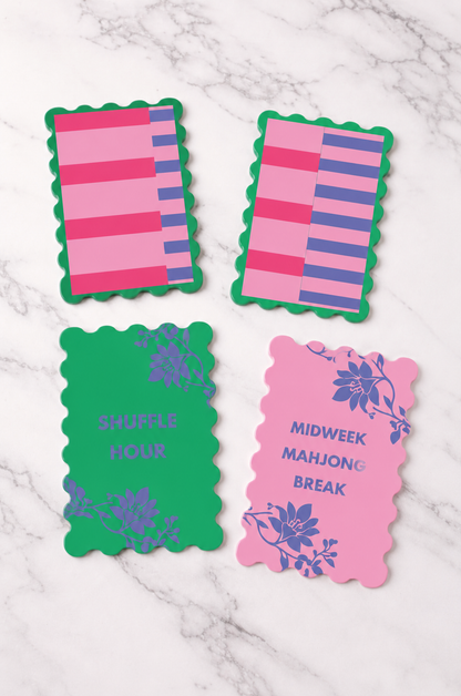 Girl Tribe Co - Weekday Stripes Mahjong Shufflers Set of 2