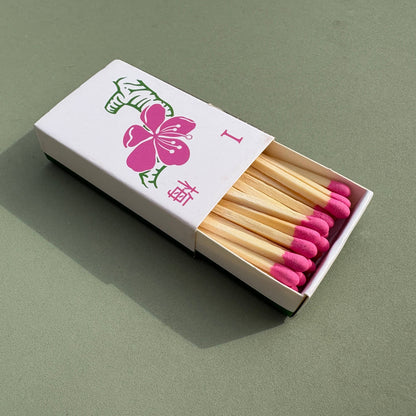 Painting With James - Mahjong Matchboxes - Plum Blossom