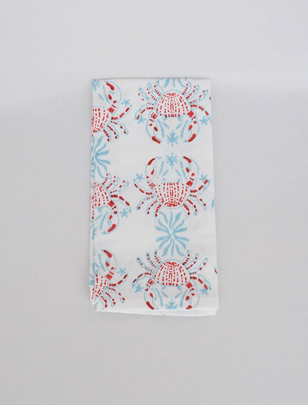 Organic Napkins (set of 4) - King Crab - Saltwater & Poppy by Mended