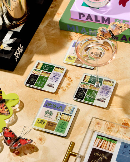 Tart By Taylor - New Orleans Matchbook Coasters: Individual Coaster