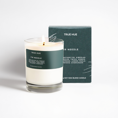 True Hue - Fir Needle Large Candle - FALL / HOLIDAY