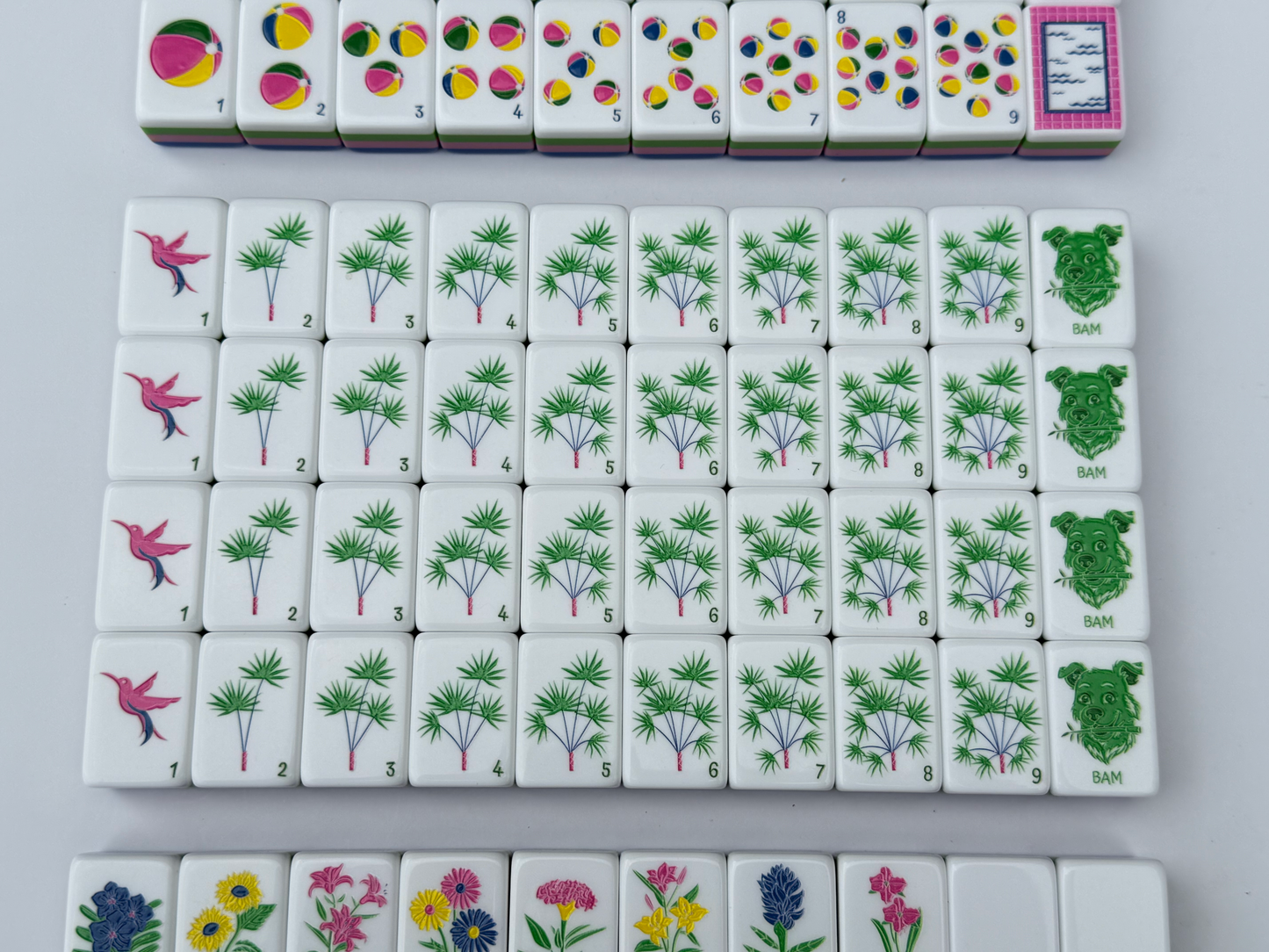 Summer Solstice Mahjong Tiles