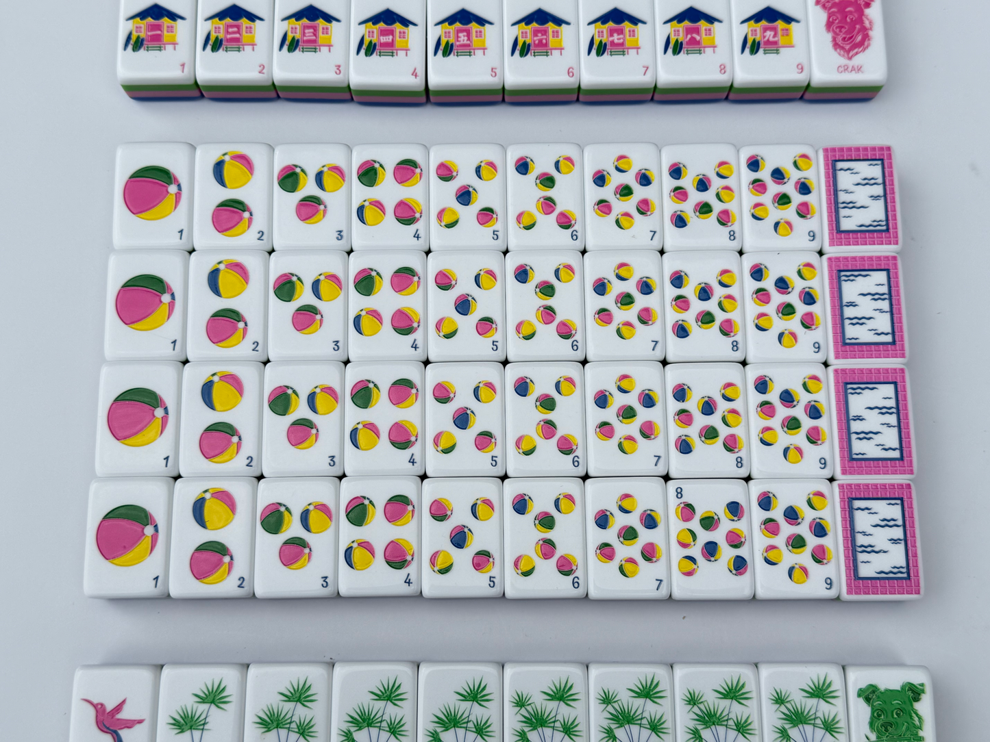 Summer Solstice Mahjong Tiles