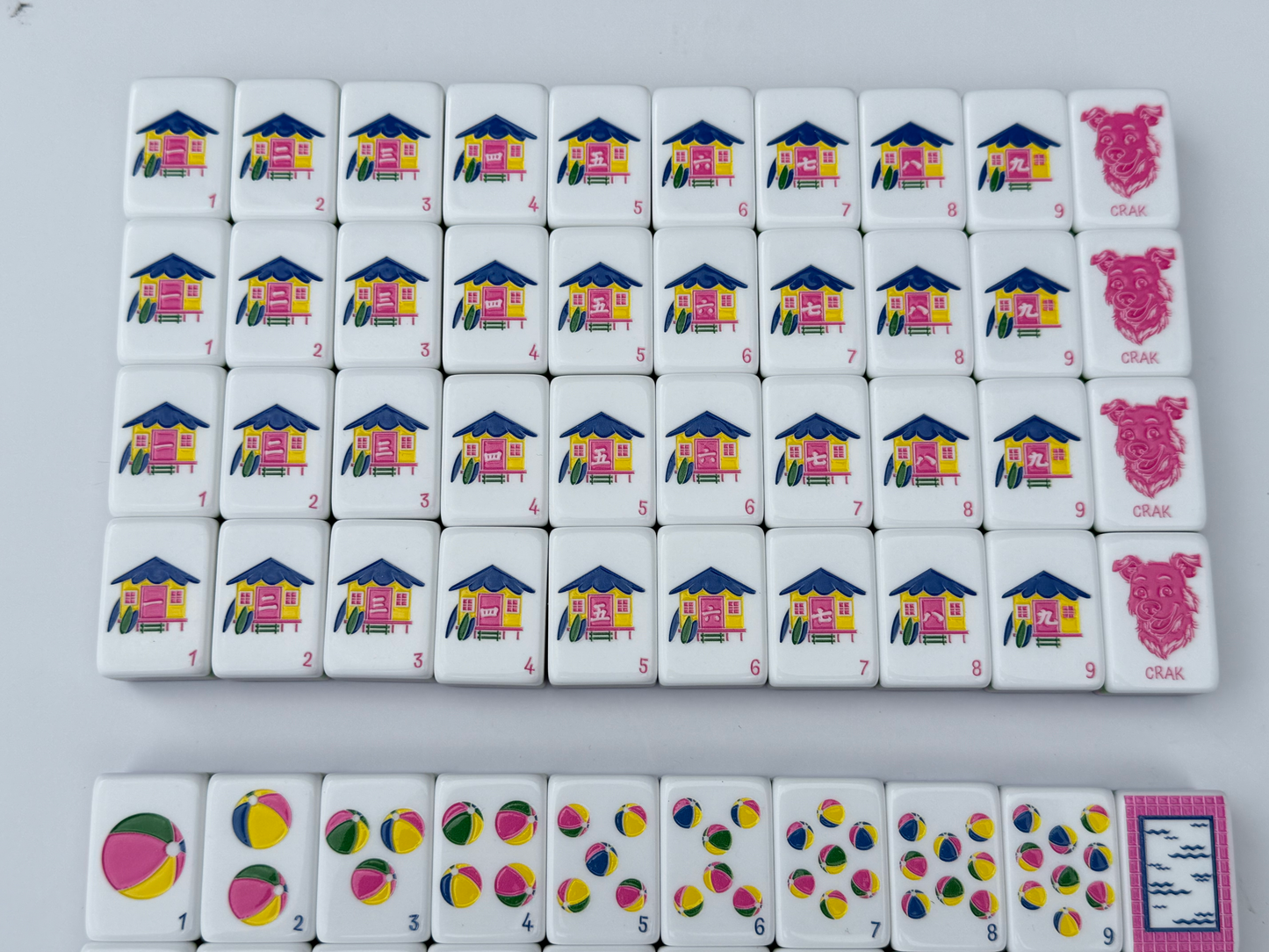 Summer Solstice Mahjong Tiles