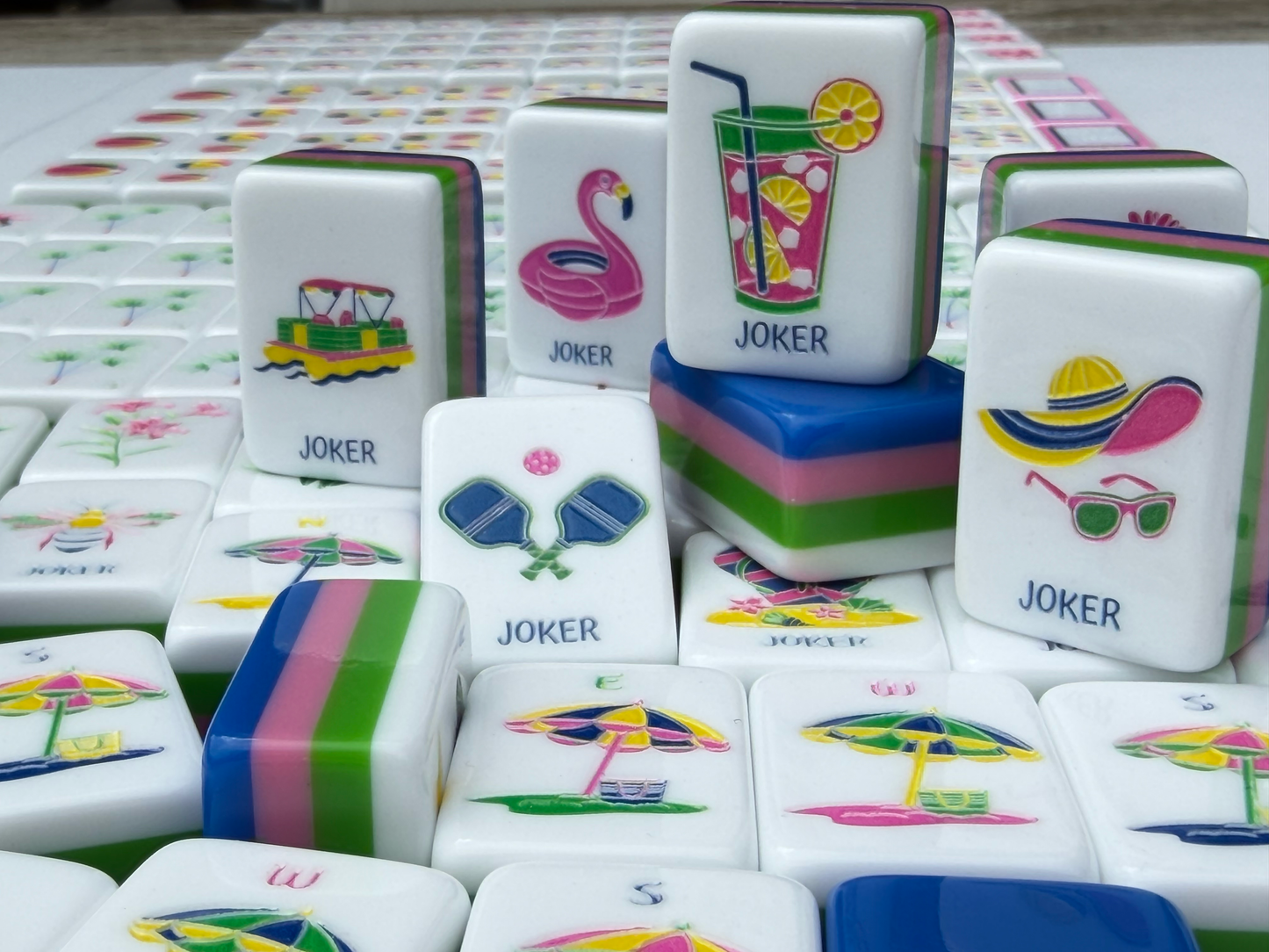 Summer Solstice Mahjong Tiles