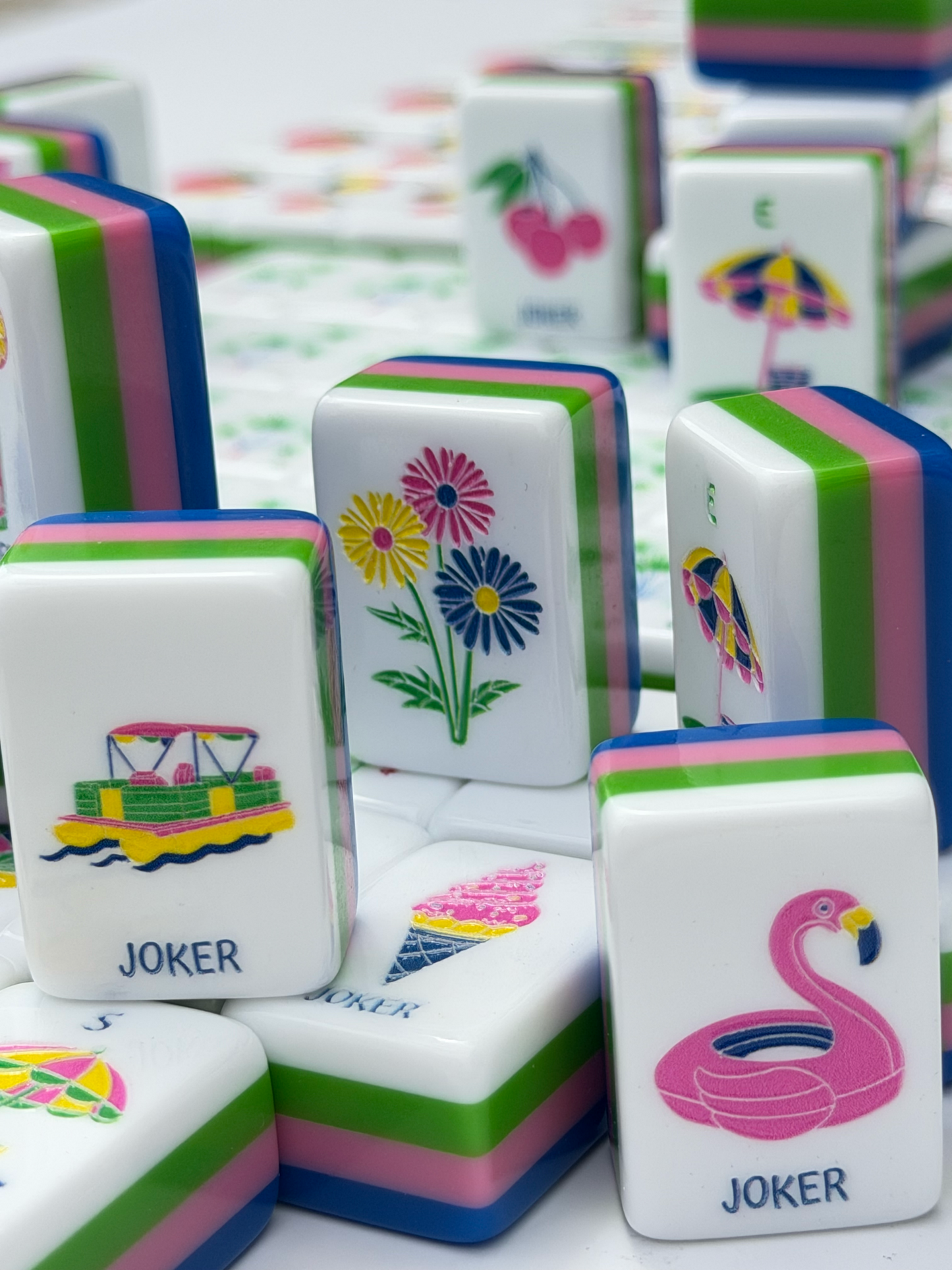 Summer Solstice Mahjong Tiles