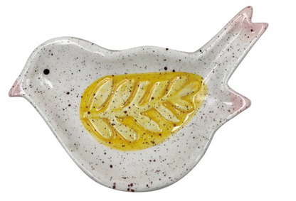 Ceramic Bird Mahjong Dice Dish