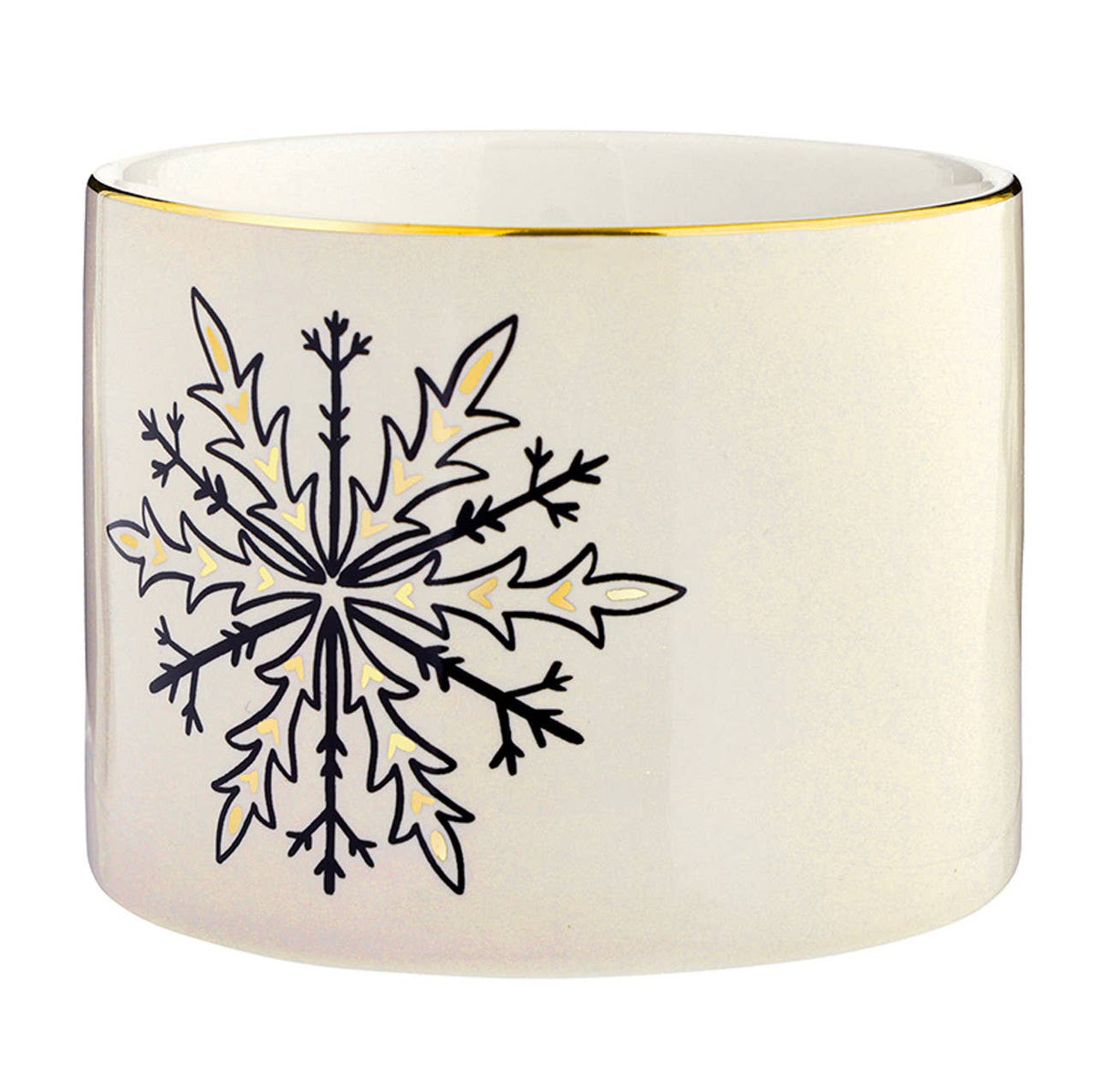 Gold Holiday Dip Bowls Book Box - Ho Ho Ho