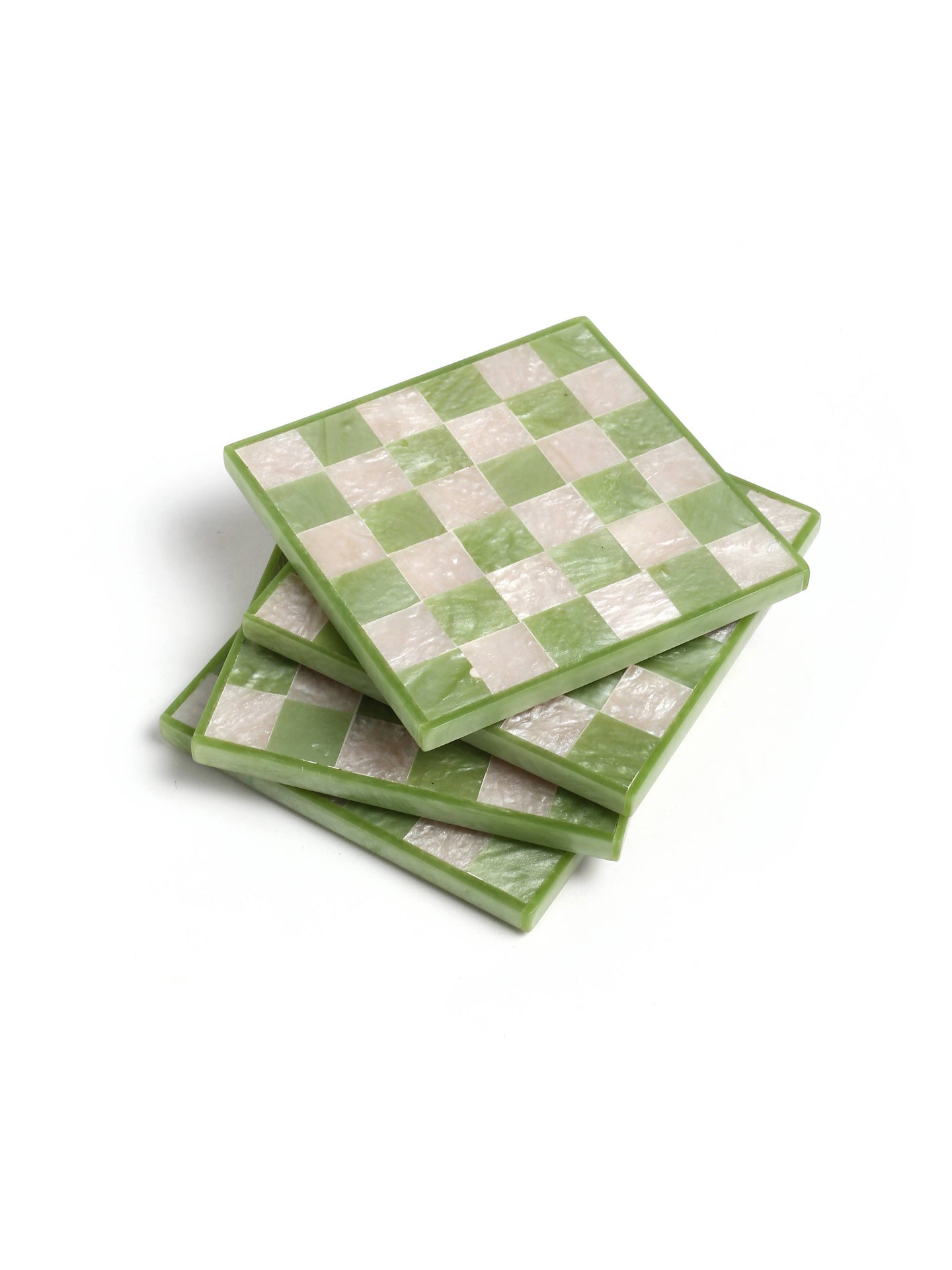 Mahjong Montage Tiramisu Resin Coaster - Thumbnail 3