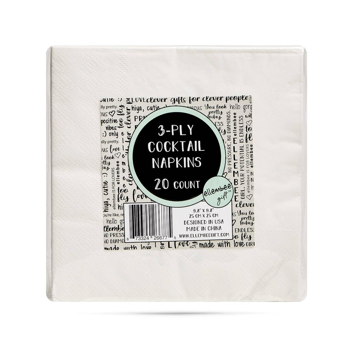 Cocktail Napkins - "My Husband Said Calm Down…" - Wh - 20 Pk
