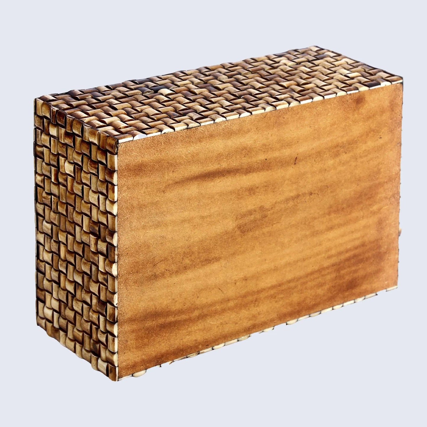 Decorative Storage Box Mekong Chai Bone Inlay 12x8x5-Holds Tiles