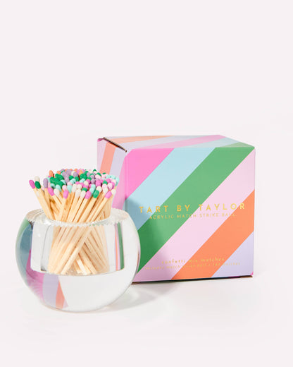 Tart By Taylor - Round Match Striker - Confetti Matches