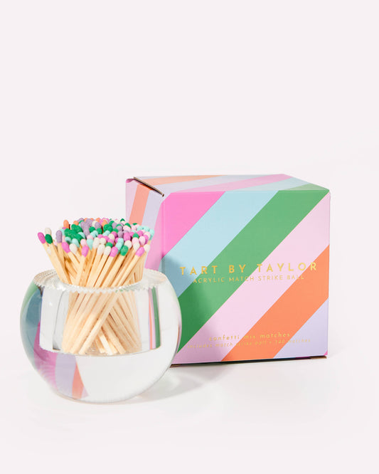 Tart By Taylor - Round Match Striker - Confetti Matches