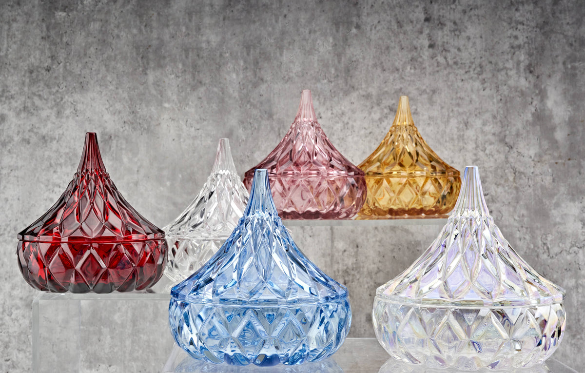 Godinger - Hershey's KISSES Candy Dish - Multiple colors avail: Blue
