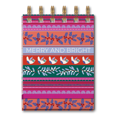 Lady Jayne - SPIRAL NOTEPAD FESTIVE BRIGHT