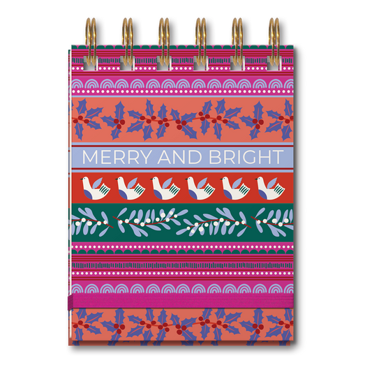 Lady Jayne - SPIRAL NOTEPAD FESTIVE BRIGHT