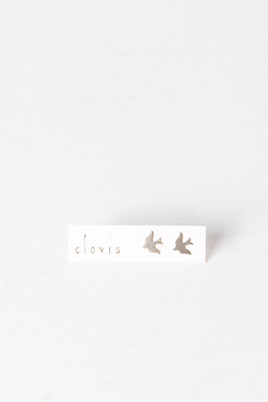 Tiny Sparrow Stud Earrings