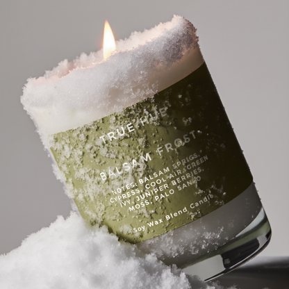 True Hue - Balsam Frost Mini Candle - FALL / HOLIDAY