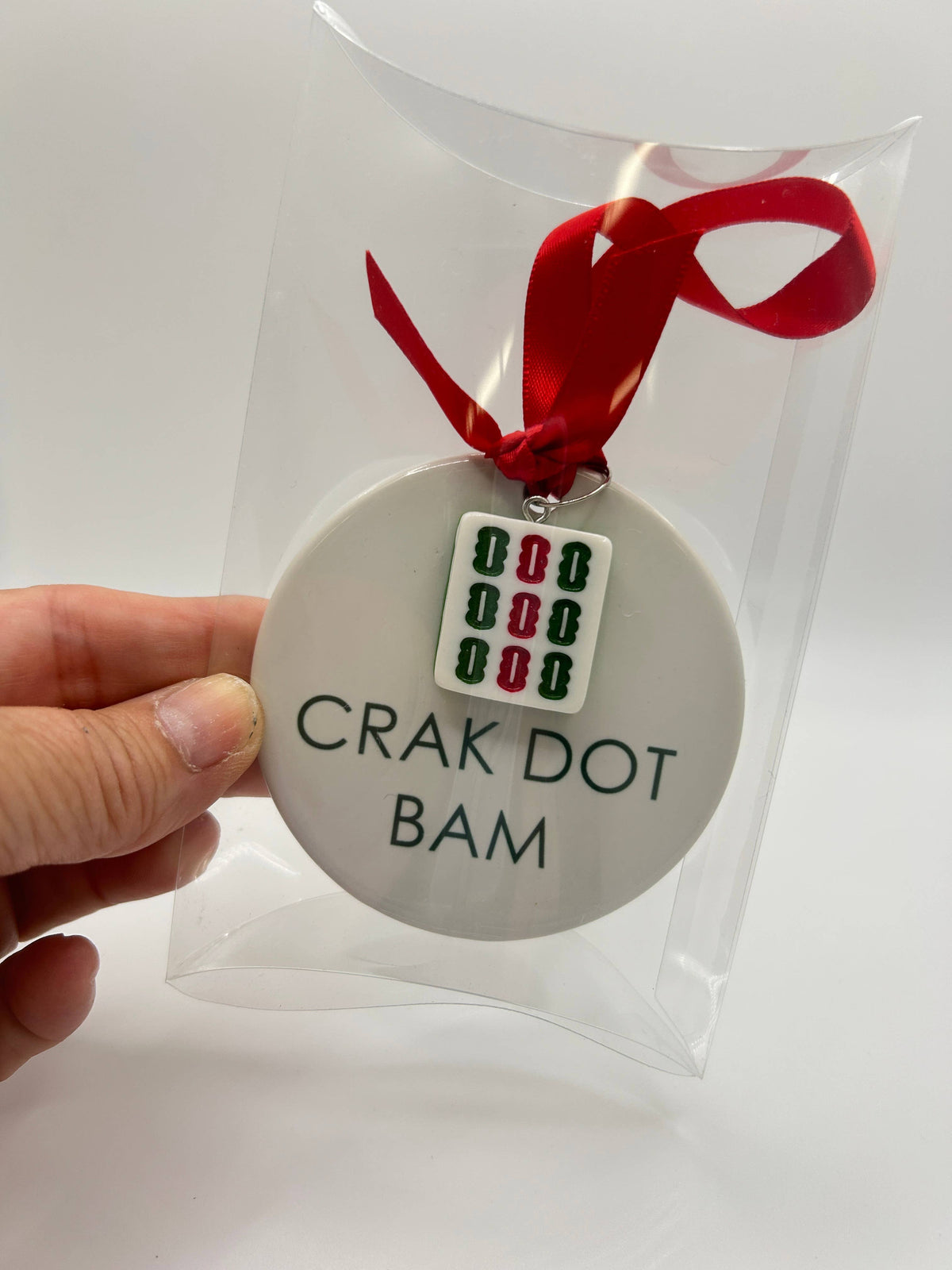 CRAK DOT BAM Mahjong Ornament: SIGNATURE KRAFT BOX