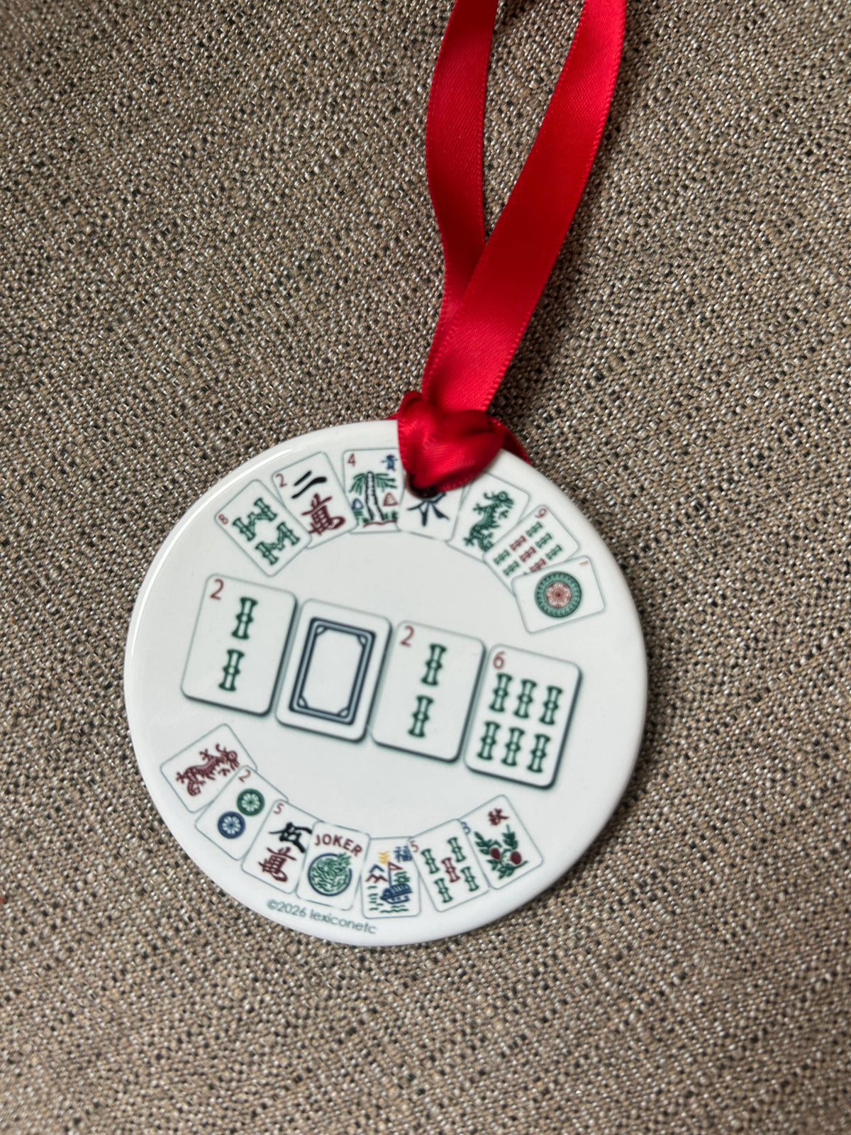 MAHJONG 2026 Ornament: SIGNATURE KRAFT BOX