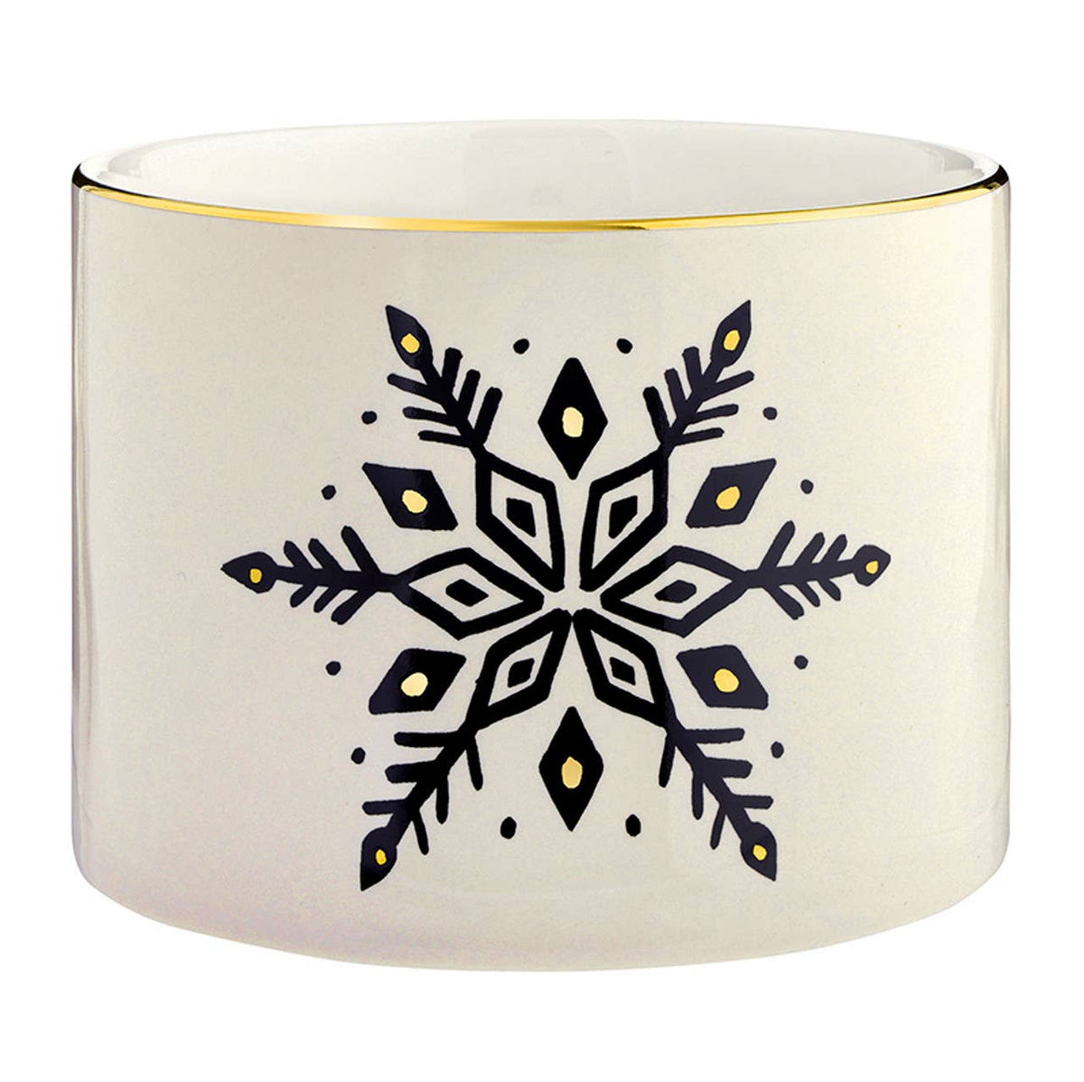 Gold Holiday Dip Bowls Book Box - Ho Ho Ho