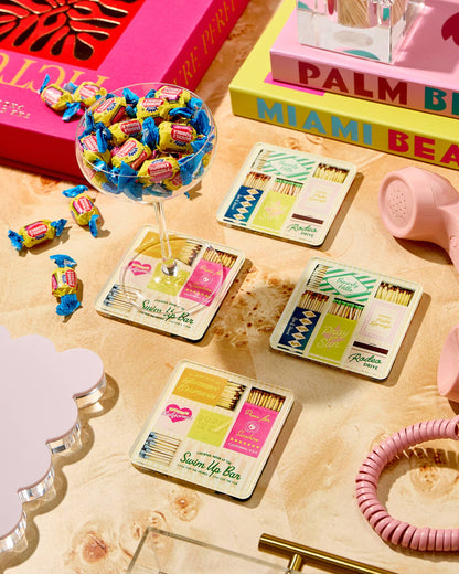 Tart By Taylor - California Matchbook Coasters: Individual Coaster