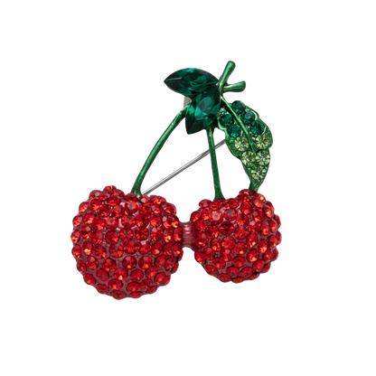 Red Cherry Fruit Pin Brooch BH-21BH093