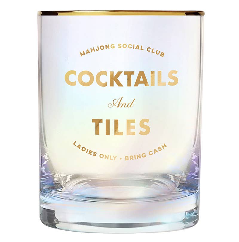 Cocktails and Tiles: 14 oz, 4" H