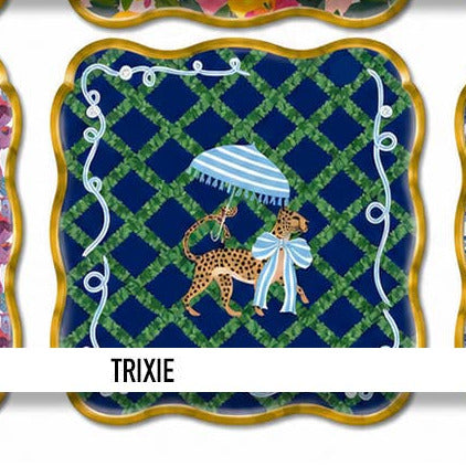 Trixie - Boutique Monogram - Mahjong Tray