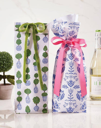 Paper Wine Bags - Palm Beach - Set of 6
