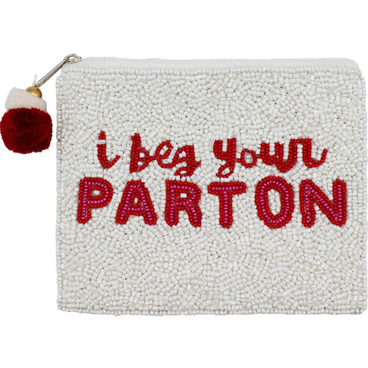 Pizzazz, Inc. - I Beg Your Parton Beaded Coin Pouch
