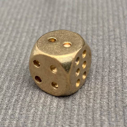 2pcs Brass Dice