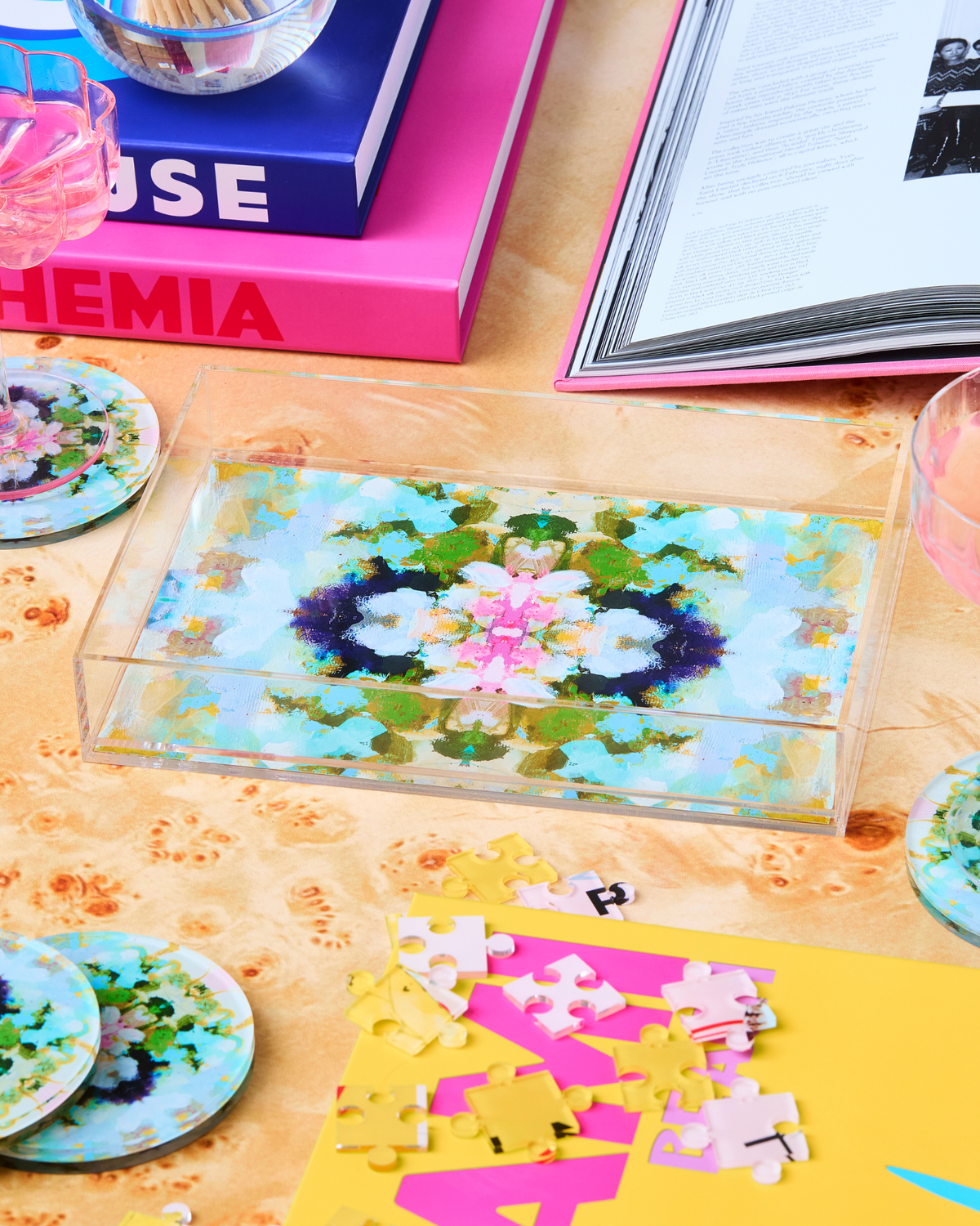 Tart By Taylor - Nantucket Bloom Small Tray | Laura Park Designs x Tart