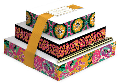 Lady Jayne - Tower of Notes With Pen Global Garden
