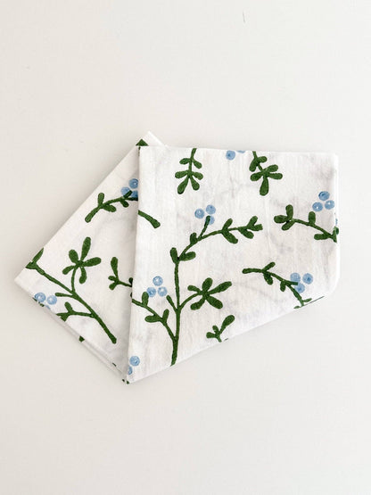 Winterberry, Sage & Uniform Blue