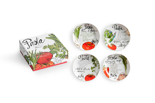 Pasta Italiana Dipping Dishes S/4