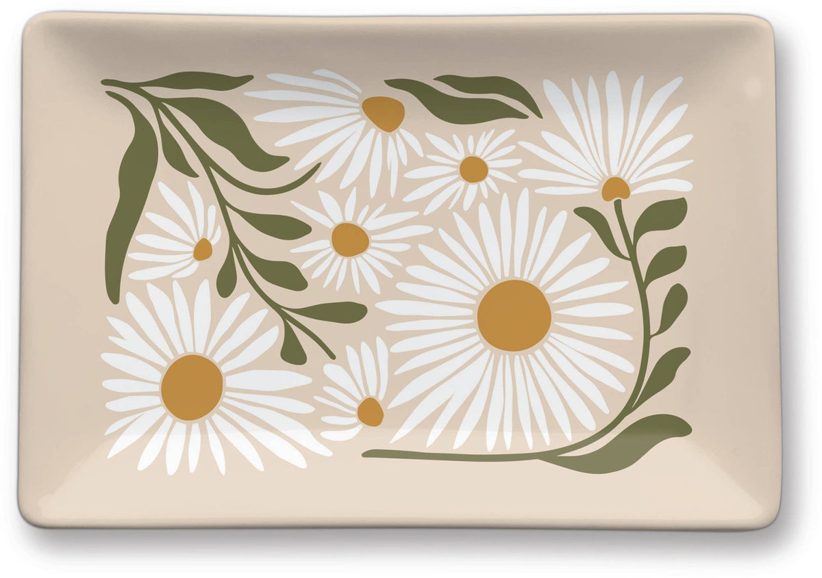 Lady Jayne - PORCELAIN TRAY FLOWER MARKET DAISY