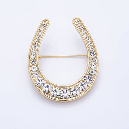 Horseshoe Brooch - Mahjong Gift