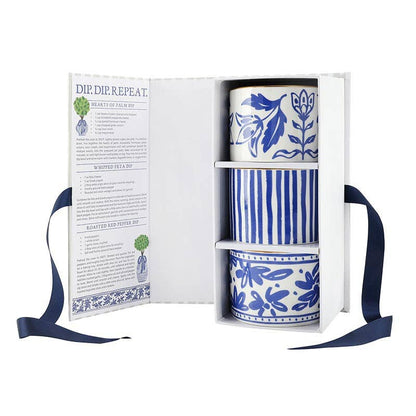 Join Me For a Dip - Set of 3-Santa Barbara Design Studio by Creative Brands - Ceramic Dip Bowl Set -