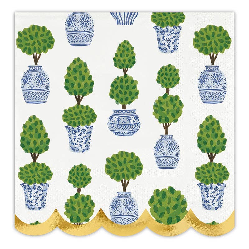 Topiaries - Arcylic Scalloped tray