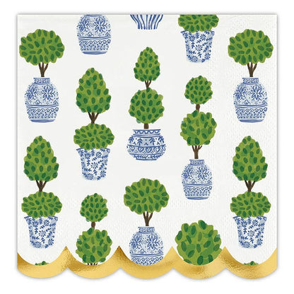 Topiaries - Arcylic Scalloped tray