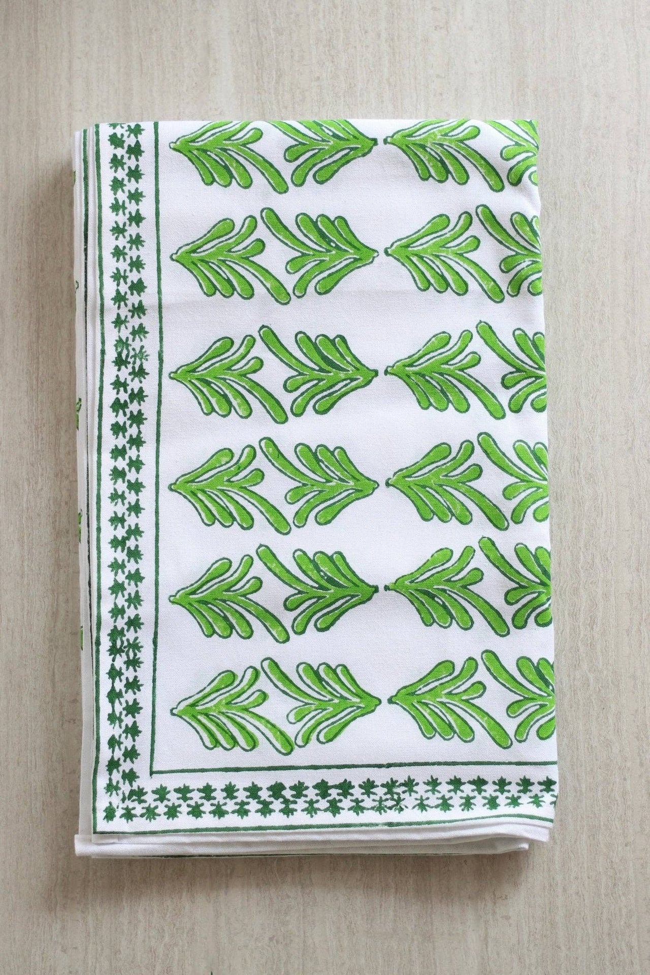 Mended - Table Throw - Palmetto, Evergreen & Vine